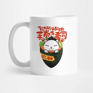 Chubby Cat Temaki Sushi Mug